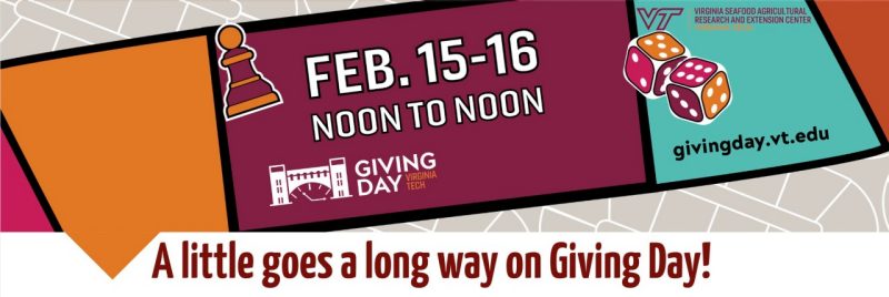 Giving Day game board, save the date for February 15-16