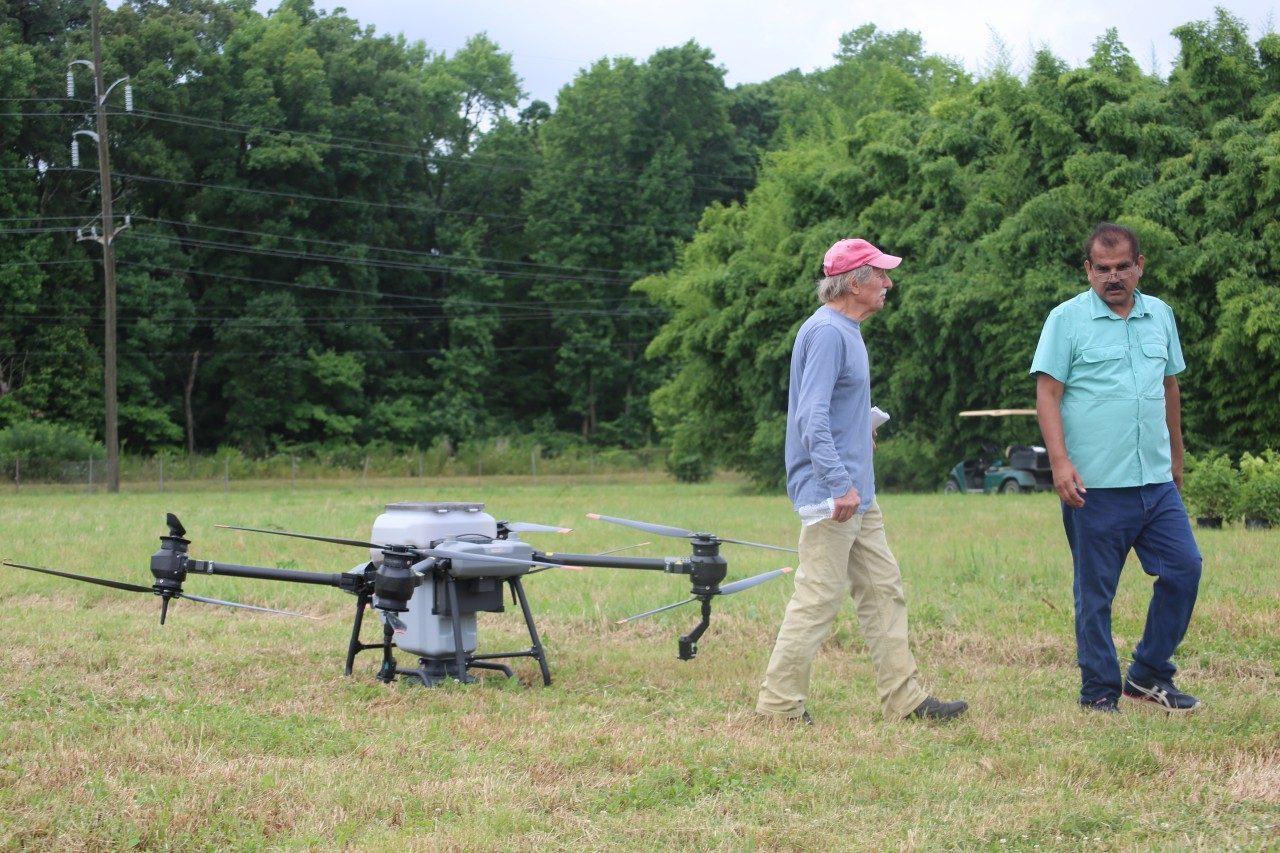 Aman Rana Spray Drone Demo